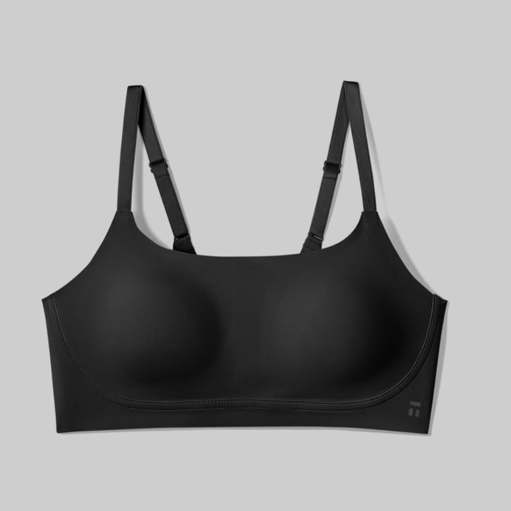 Tommy John Women's Comfort Smoothing Seamless Bralette Color Black Size XXL New